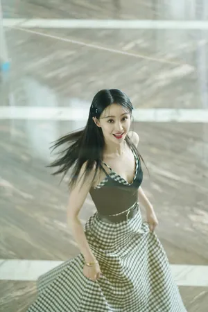 性感美女明星郑爽妩媚高清桌面壁纸_7