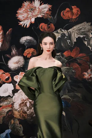 金晨复古油画大片写真图片_5