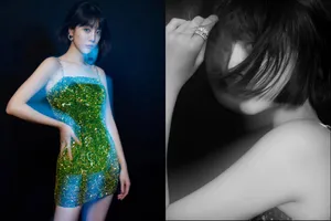 李溪芮裹胸礼服撩人性感写真图片_13