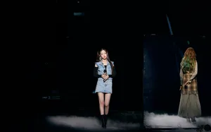 希林娜依·高双马尾性感甜酷写真图片