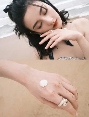 宋祖儿海洋沙滩性感写真图片