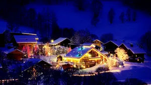 冬季白色雪景宽屏桌面壁纸_7
