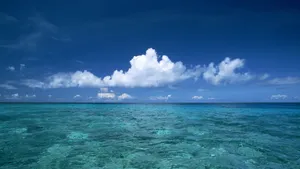 美丽的海水沙滩风景壁纸_15
