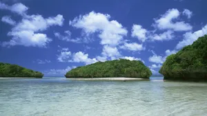 美丽的海水沙滩风景壁纸_16