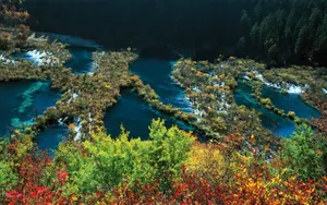 四川九寨沟风景图片壁纸_7