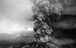壮观的火山喷发桌面壁纸_4