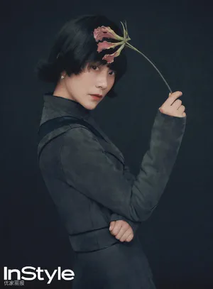 性感美女海清时尚短发优雅写真_5