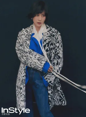 性感美女海清时尚短发优雅写真_8