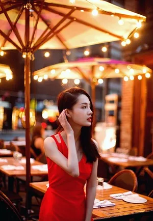 性感美女明星李沁街头时尚写真_7