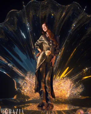angelababy刺绣薄纱性感封面大片写真图片_5