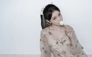 林小宅轻纱裙甜美写真图片_2