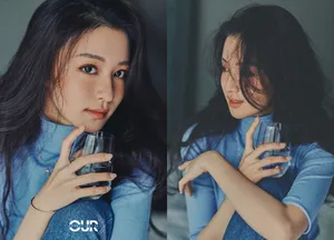 王楚然雀斑妆时尚写真图片_1