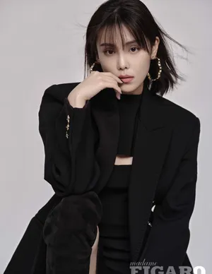韩丹彤文艺摩登封面大片写真图片
