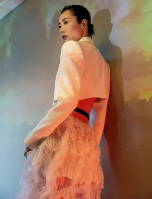 刘雯优雅简约写真图片_7