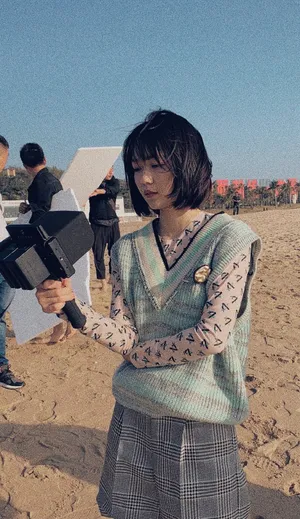 段奥娟请秀甜美胶片写真图片_8