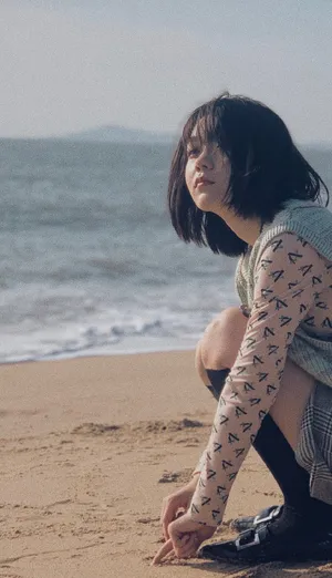 段奥娟请秀甜美胶片写真图片_10