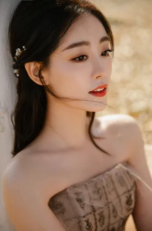 祝绪丹森系优雅性感活动写真照图片_1