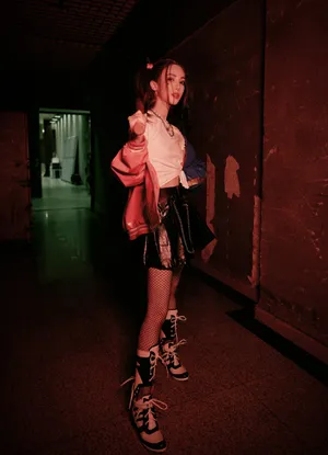 金晨小丑女造型酷美写真图片_2