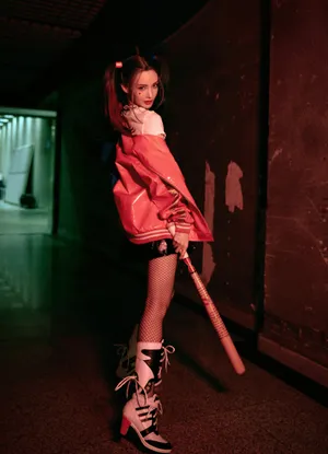 金晨小丑女造型酷美写真图片_3