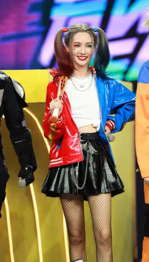 金晨小丑女造型酷美写真图片_10