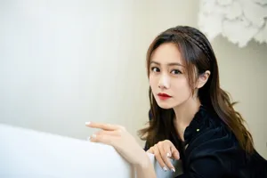 刘芸黑裙优雅时尚写真图片_2