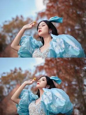 张紫宁在逃公主甜美写真图片_6