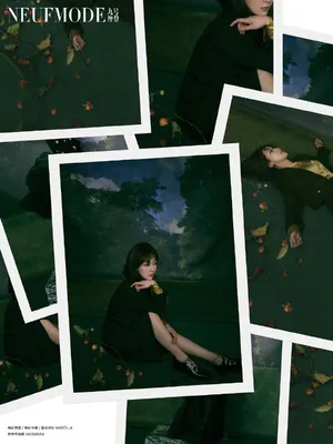 杨紫复古时尚大片写真_5