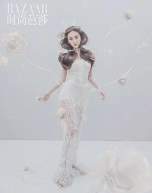 性感美女Angelababy优雅透视个性写真_5