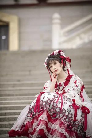 李艺彤lo裙造型养眼写真图片_13