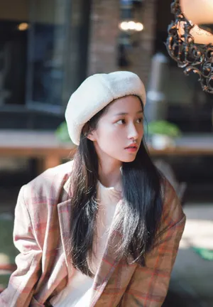 杨肸子清新文艺冬日写真图片