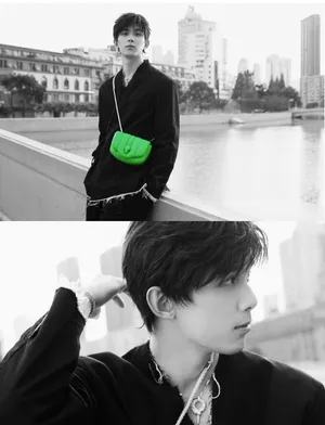 吴磊早秋磨边西装写真图片_3