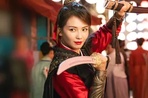 刘涛侠女造型酷感写真图片_6