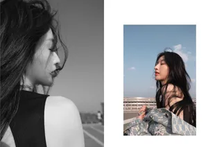 张俪露脐装甜酷写真图片_3