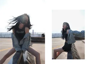张俪露脐装甜酷写真图片_5