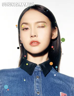 张佳宁抽象线条时尚写真图片_2