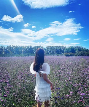 马泽涵清新甜美生活照图片_13