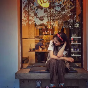 李兰迪清新甜美私服街拍图片_3