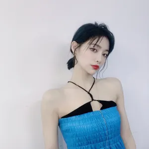 许佳琪吊带裙清凉白皙写真图片_2