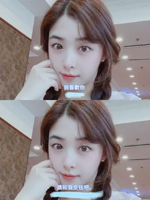张含韵甜美可爱脸颊红润皮肤水嫩美照图片_4