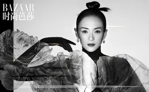 章子怡黑白武术大片写真图片_3