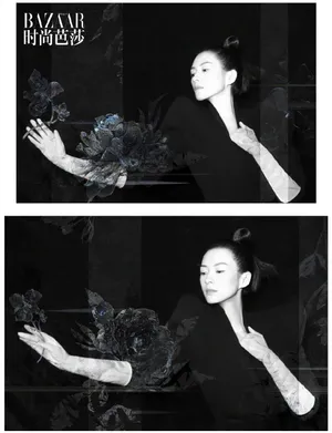 章子怡黑白武术大片写真图片_4