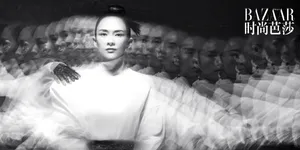 章子怡黑白武术大片写真图片_6