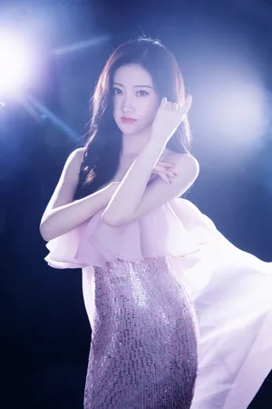 景甜飘纱仙女裙甜美写真图片_5