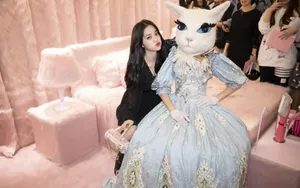 欧阳娜娜欧阳娣娣甜美活动照图片_5