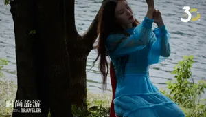 金晨山水交映大片写真图片_8