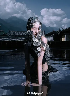 贺聪酷美东方意境写真图片