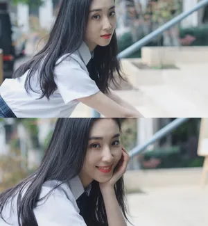 葛施敏甜美制服生日写真图片_2