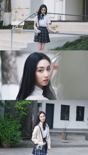葛施敏甜美制服生日写真图片_8