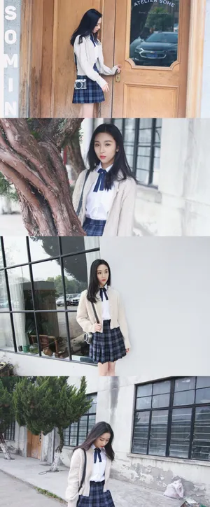 葛施敏甜美制服生日写真图片_9