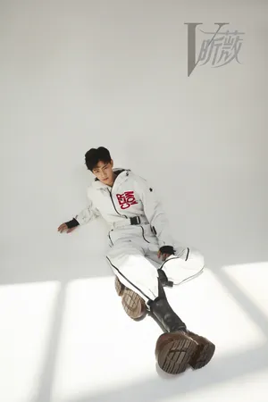 晏紫东黑白格调大片写真图片_8